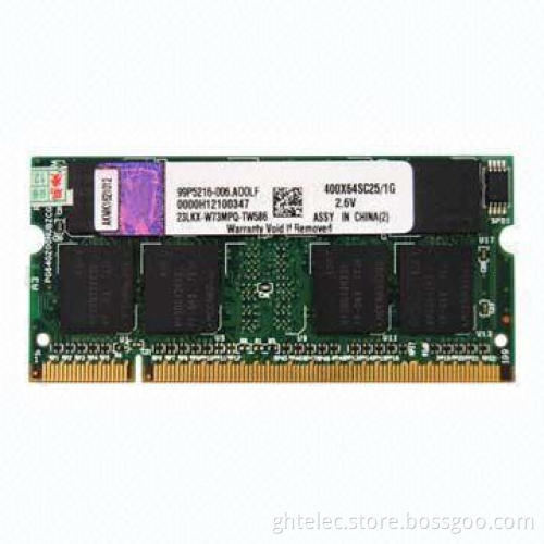 Laptop/So DIMM DDR 1GB, 400MHz, RAM memory, 64MB*8 cheap price, ETT original chips/lifetime warranty